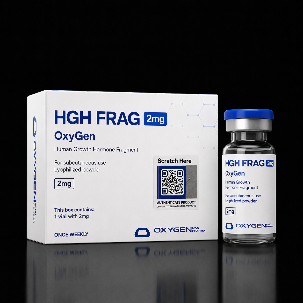 HGH Frag 2 mg OxyGen – Frasco