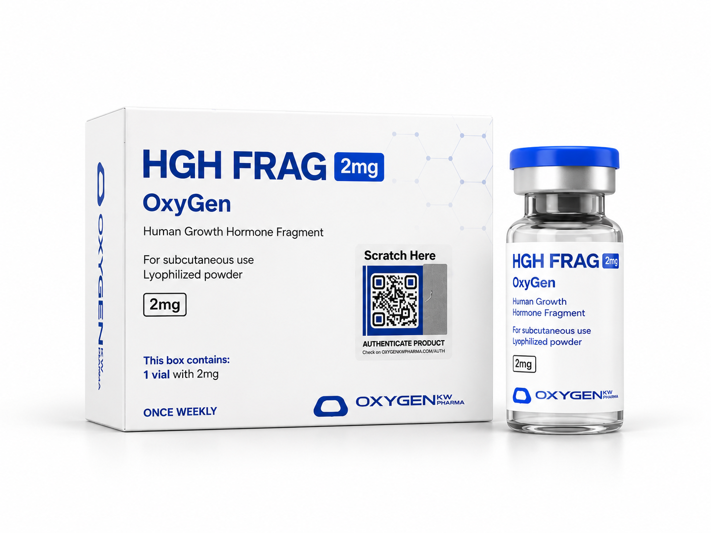 HGH Frag 2 mg OxyGen – Frasco