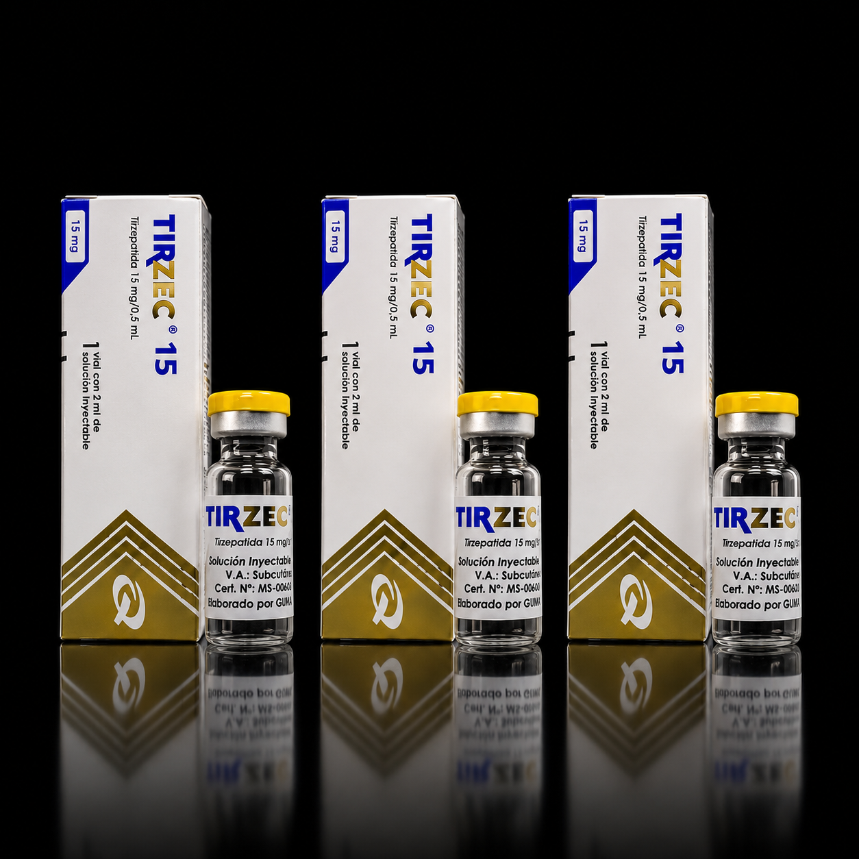 3 Caixas Tirzec 15mg