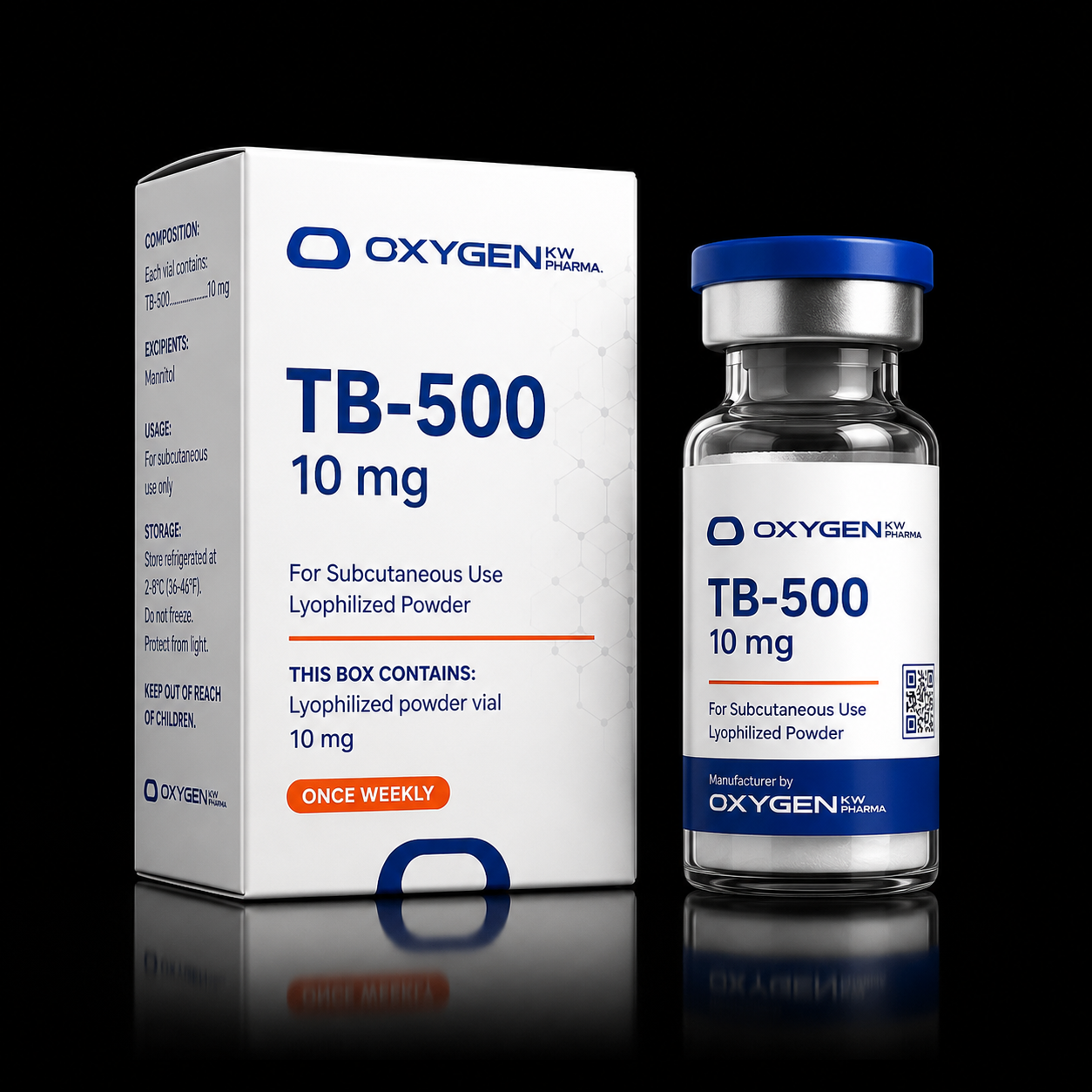 TB-500 10 mg OxyGen – Frasco