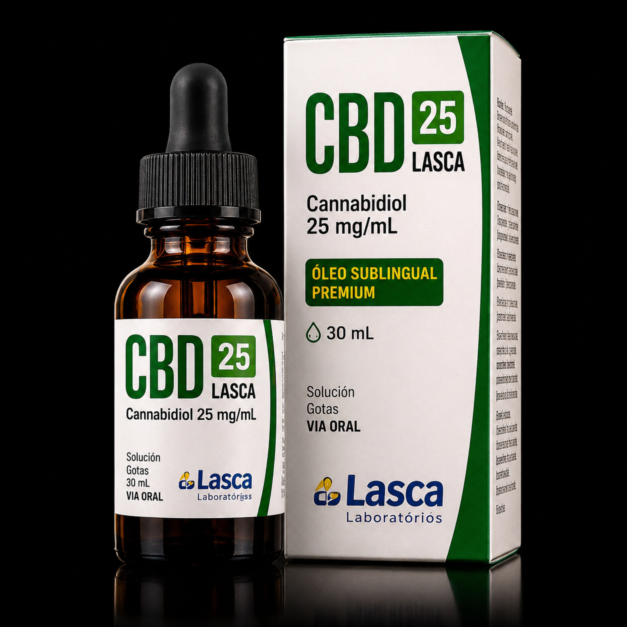 Canabidiol Lasca — 25 mg/mL — 30 mL