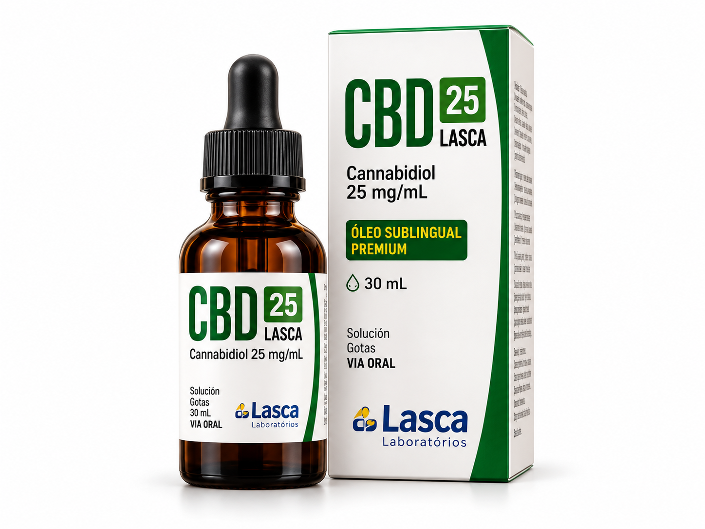 Canabidiol Lasca — 25 mg/mL — 30 mL