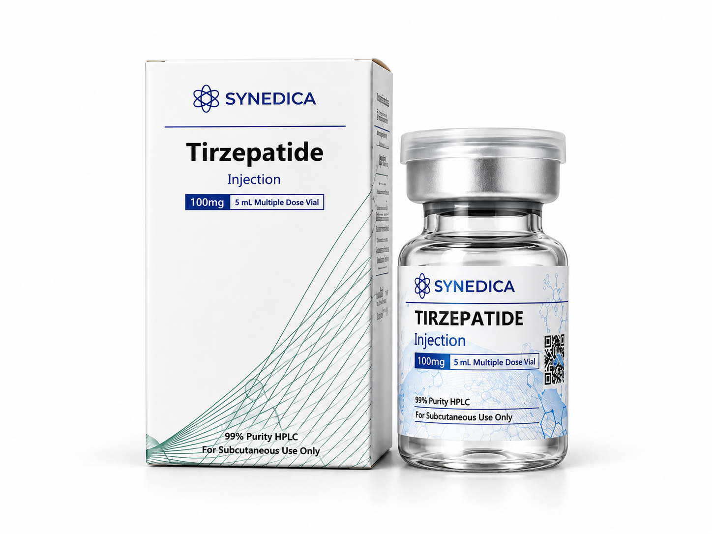 Tirzepatide Synedica — 100 mg / 5 mL — vial multidose