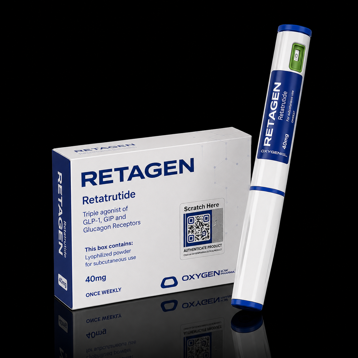 Retatrutide 40 mg OxyGen – Caneta