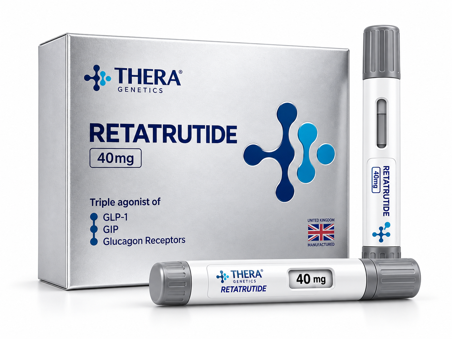 Retatrutida Pen Thera Genetics — 40 mg — caneta reutilizável