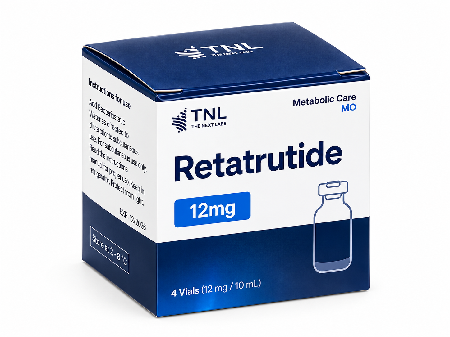 TNL Retatrutide 12mg — 04 Vial
