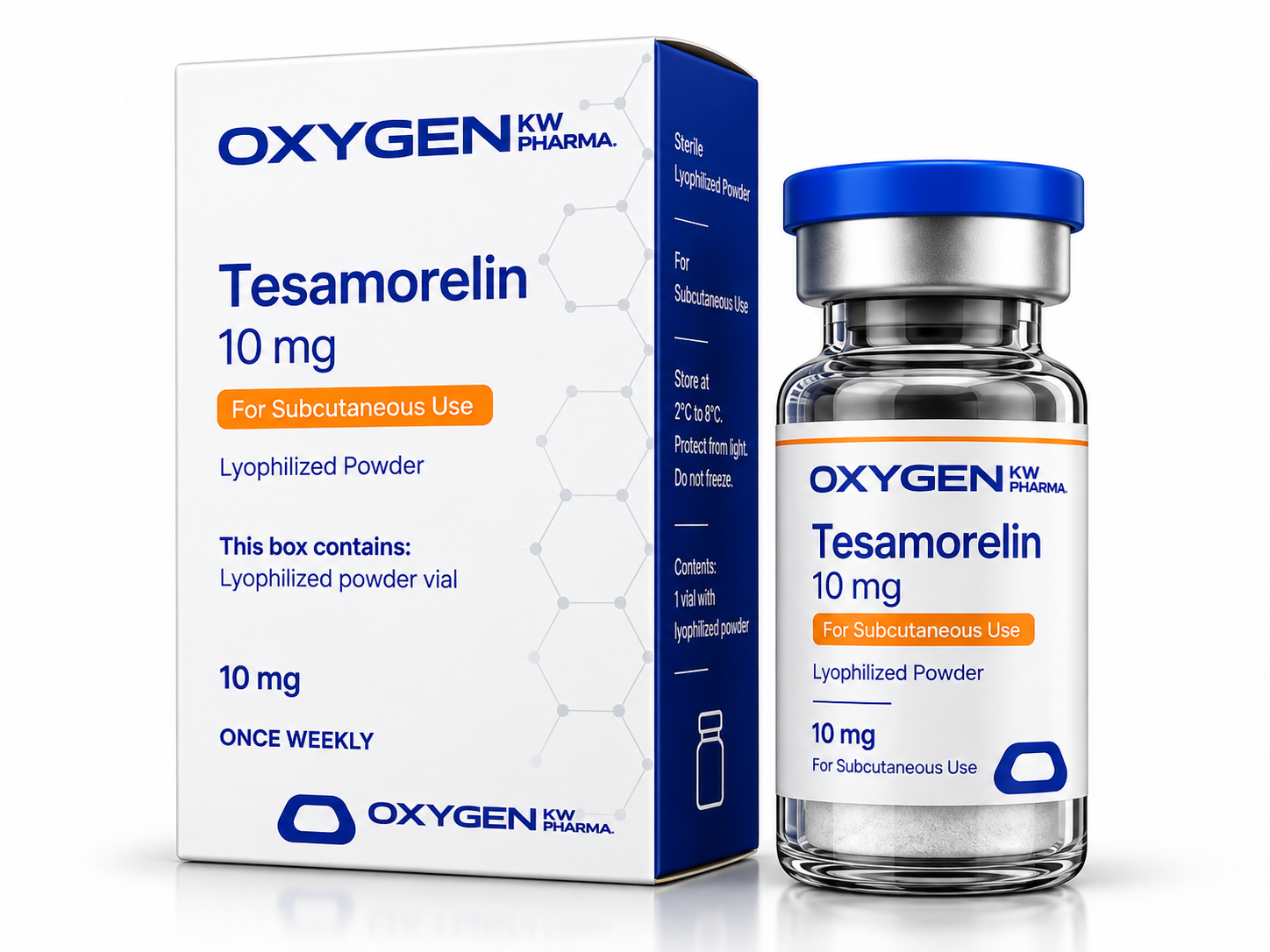Tesamorelin 10 mg OxyGen – Frasco