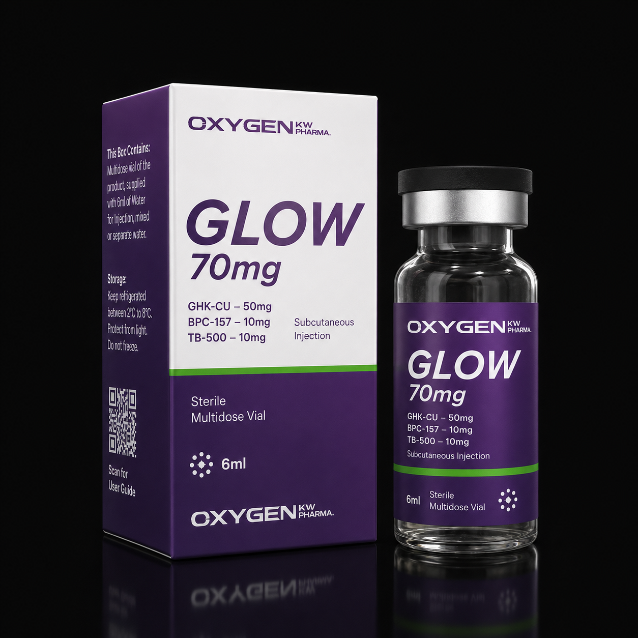 GLOW 70 mg OxyGen – Frasco