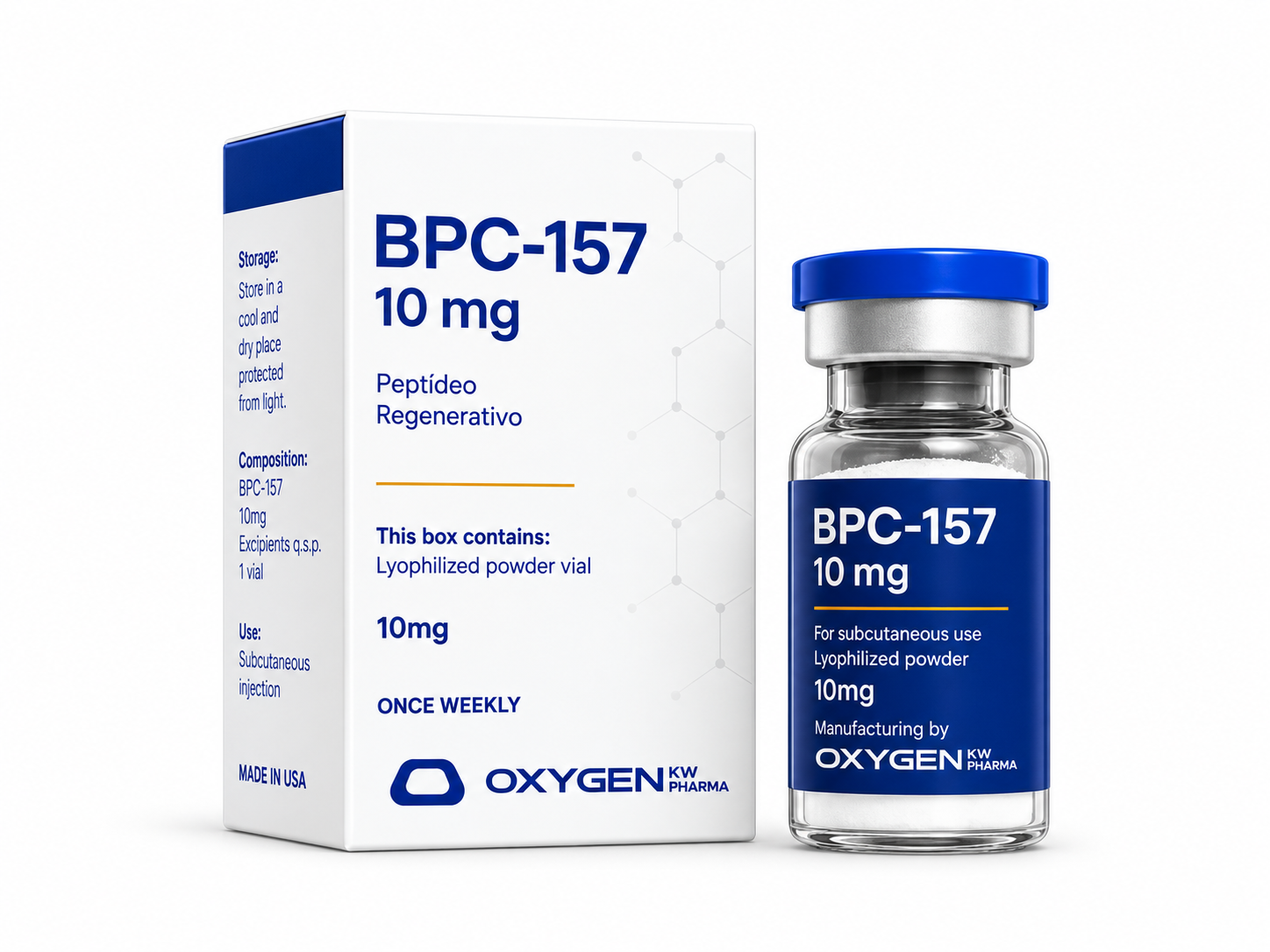 BPC-157 10 mg OxyGen – Frasco