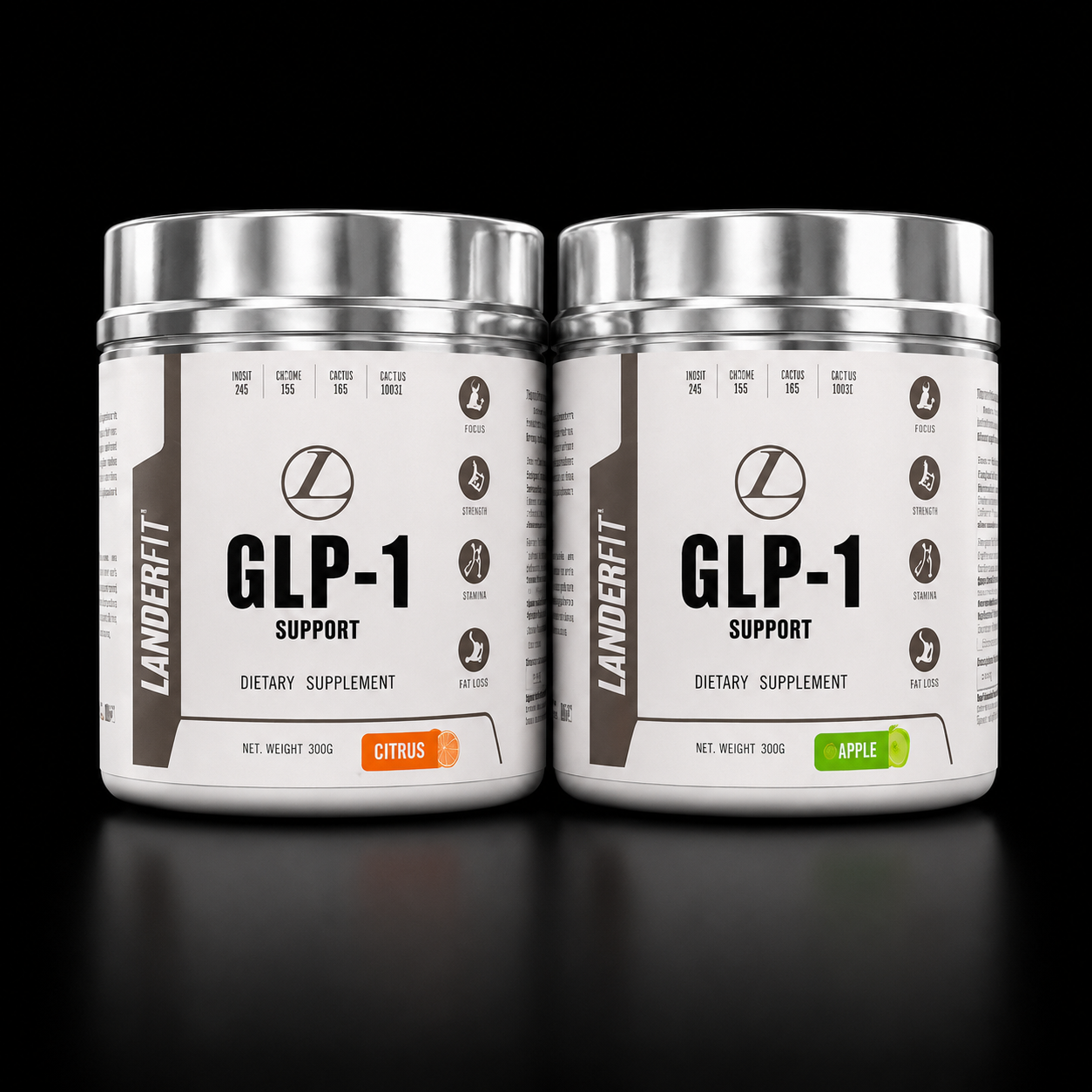 Landerfit GLP-1 Support — Suplemento alimentar em pó — 300 g