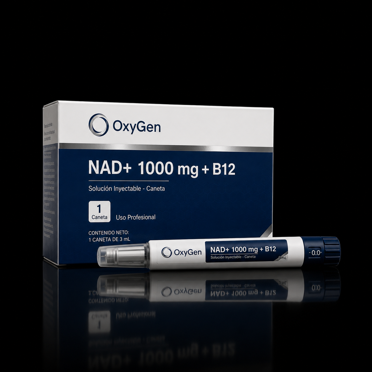 NAD+ 1000 mg + B12 OxyGen – Caneta