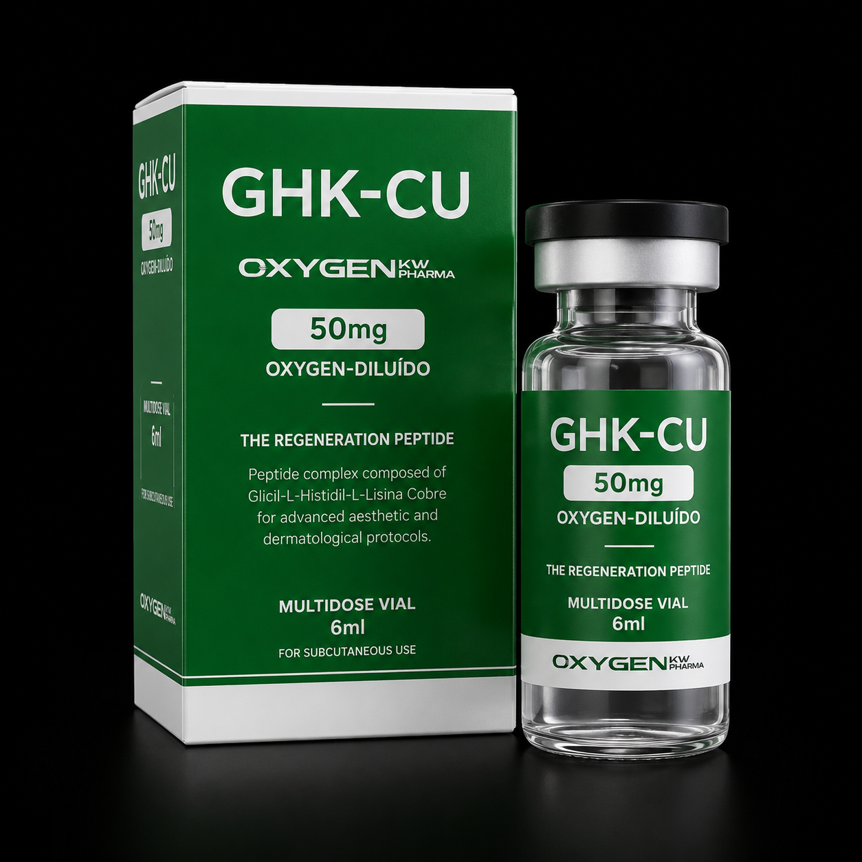 GHK-CU 50 mg OxyGen – Diluído