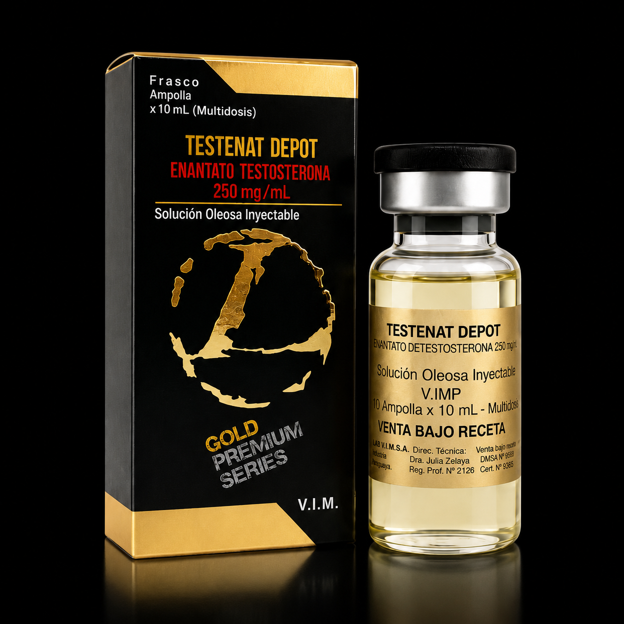 Testenat Depot — Enantato de testosterona 250 mg/mL