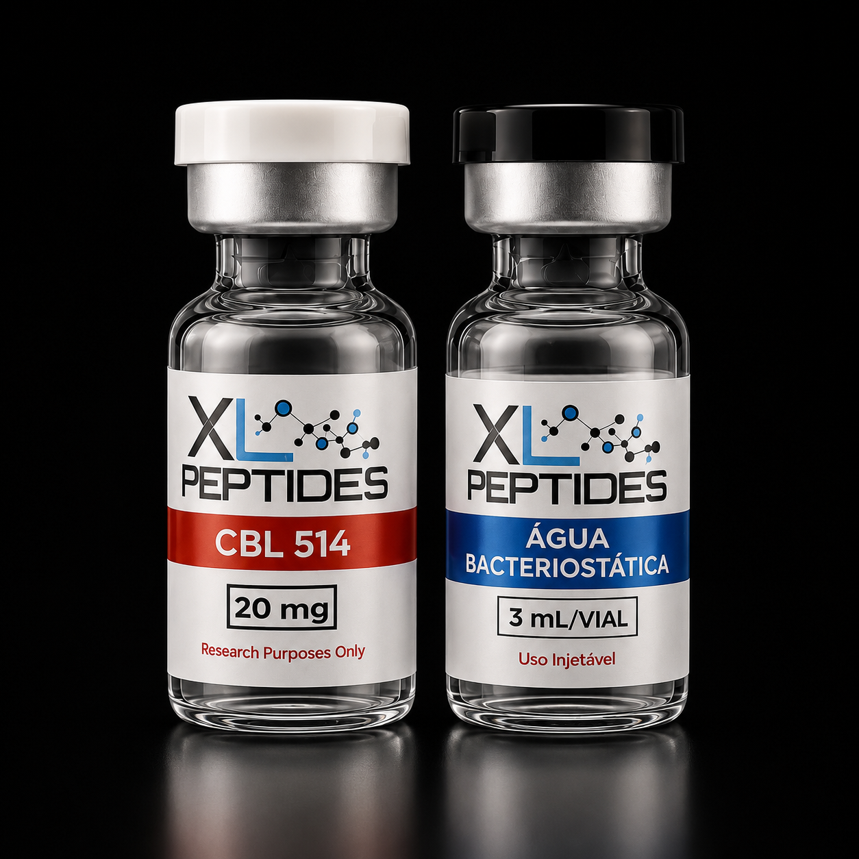 CBL 514 XL Peptides — 20 mg + água bacteriostática 3 mL