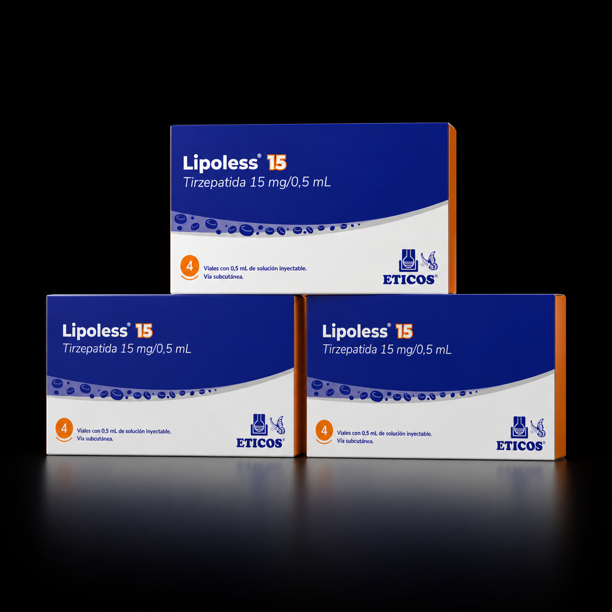3 Caixas de Lipoless 15mg