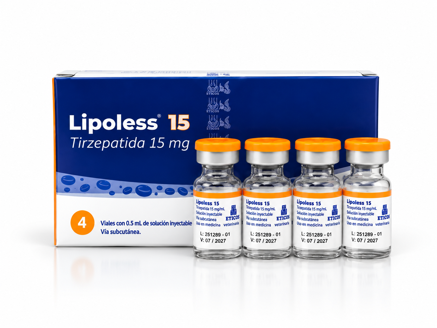 Lipoless 15mg 4 Ampoals