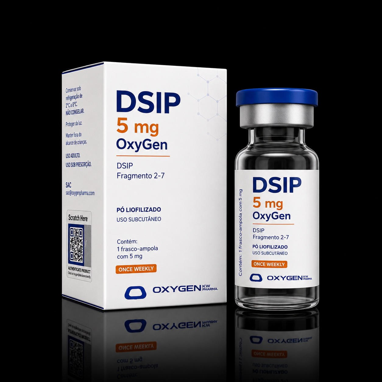 DSIP 5 mg OxyGen – Frasco