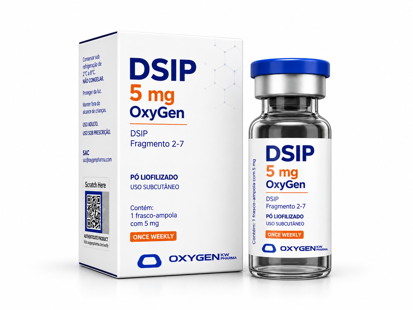 DSIP 5 mg OxyGen – Frasco