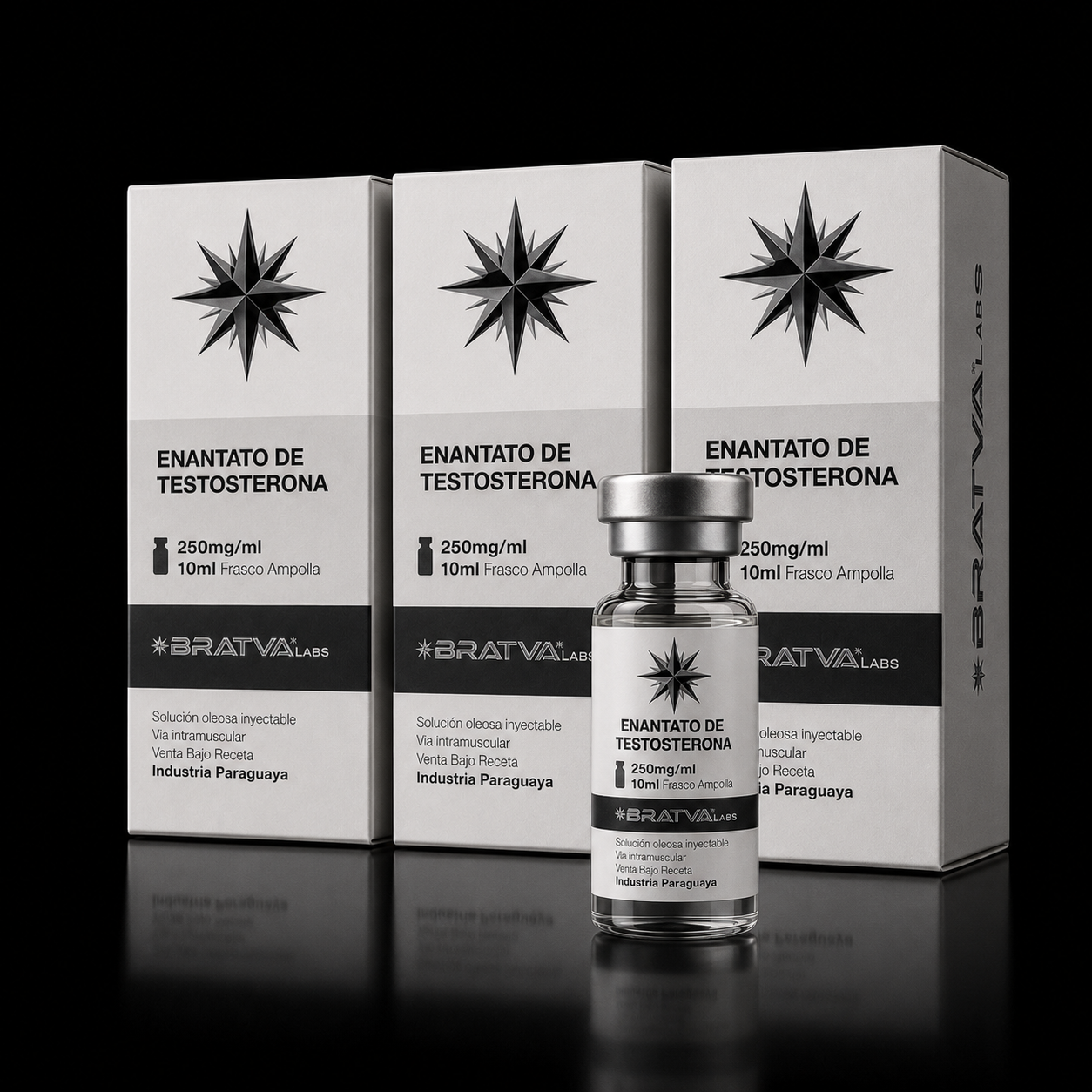 3 Caixas de Enantato de Testosterona 250mg