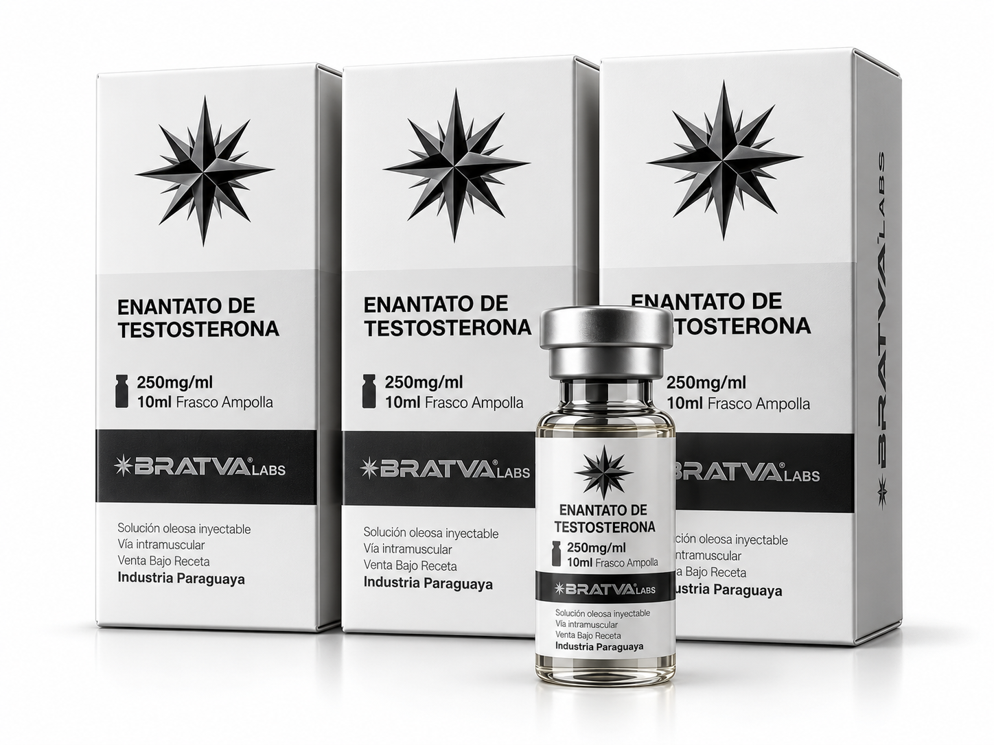 3 Caixas de Enantato de Testosterona 250mg