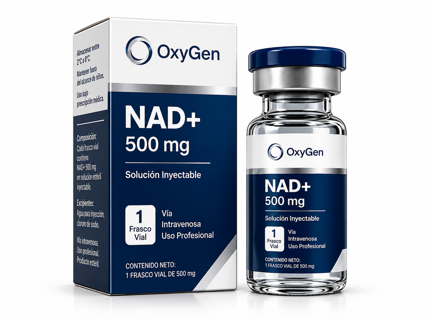 NAD+ 500 mg OxyGen – Frasco