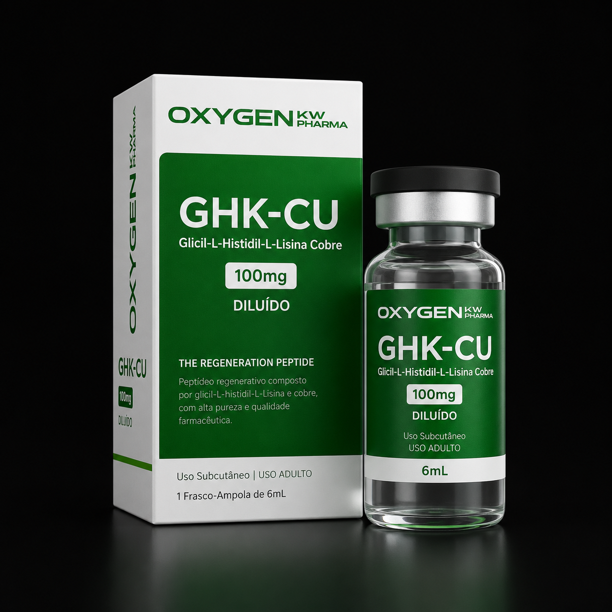 GHK-CU 100 mg OxyGen – Diluído