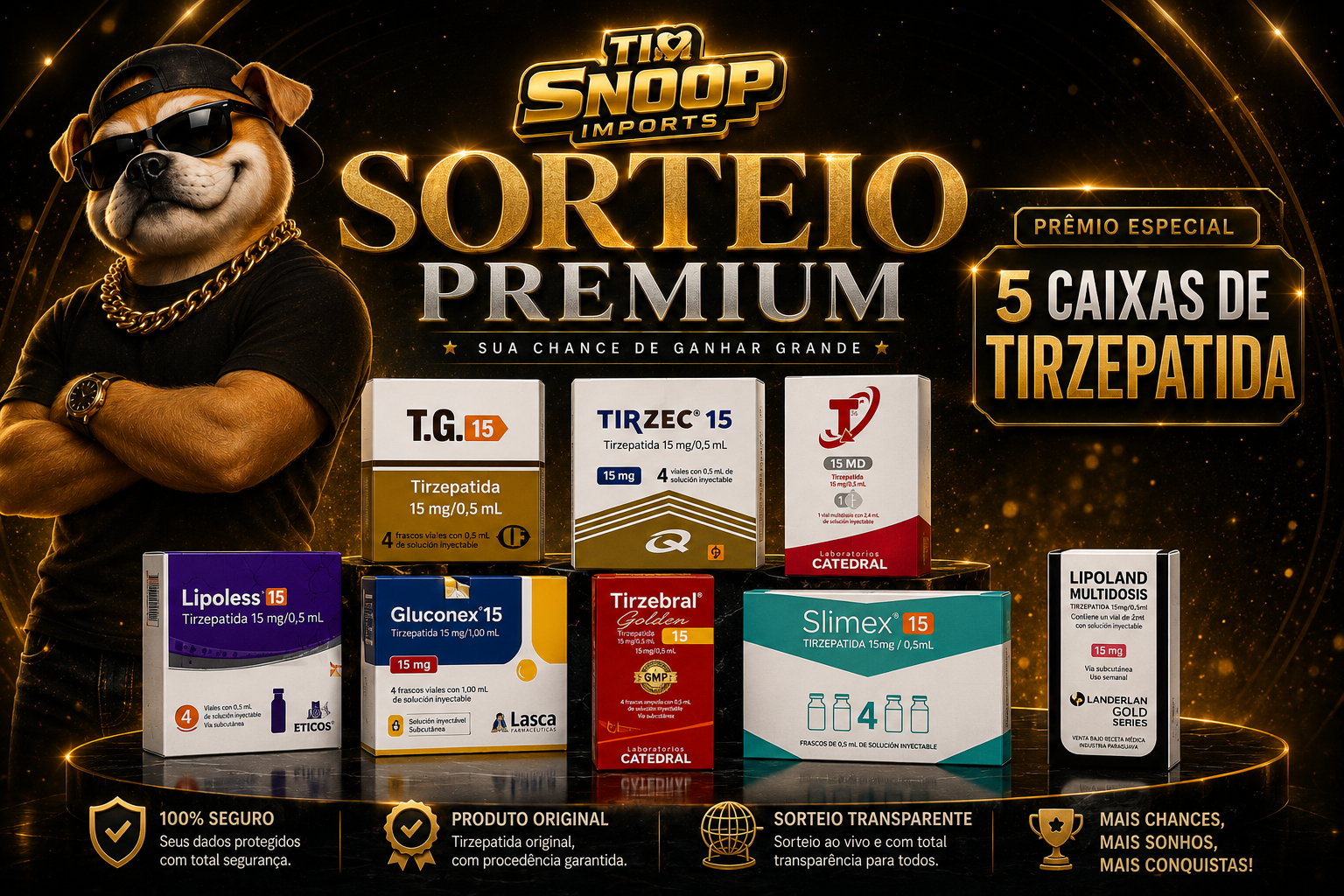 🍀5 Caixas de Tirzepatidas🍀
