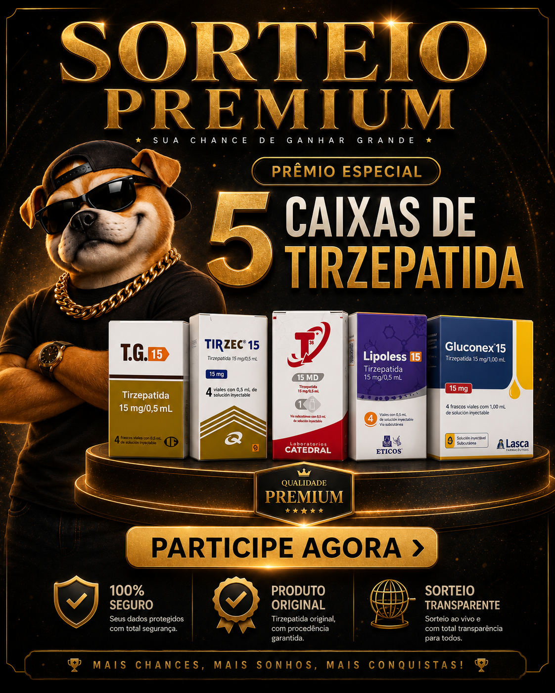 🍀5 Caixas de Tirzepatidas🍀